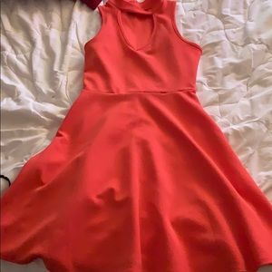 Coral colored dresses